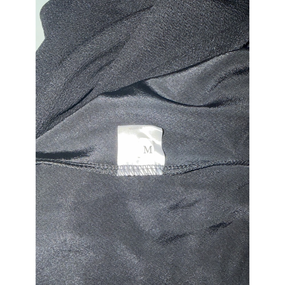 Urban Coco Black Skort Womens Size M High Rise Mini Elastic Waistband Flared - Picture 6 of 8